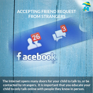 accepting friend request from strangers