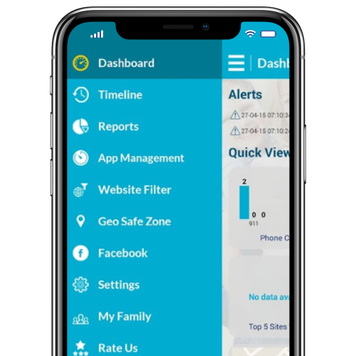 Iphone x- dashboard